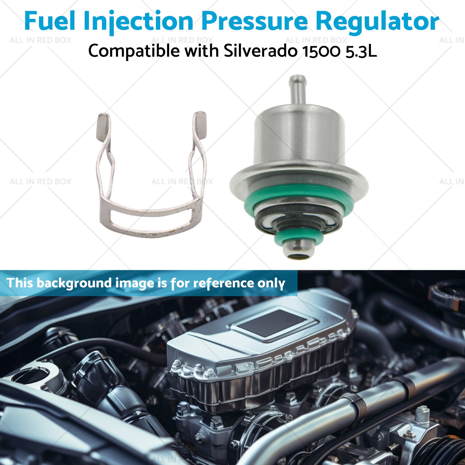 Fuel Injection Pressure Regulator Suitable for 219765 Silverado 1500 5. 3L 02-05-4