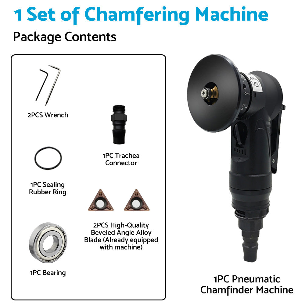Air Chamfer Tool Trimming Mini Chamfering Pneumatic Beveling Machine Deburring-3
