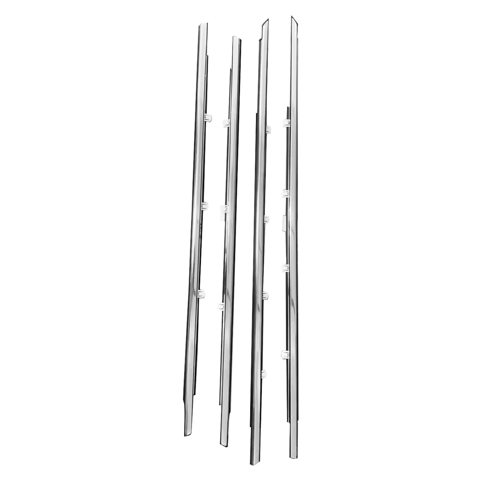 4x Window Glass Seal Weatherstrip Suitable For Honda Accord 2008-2013-1