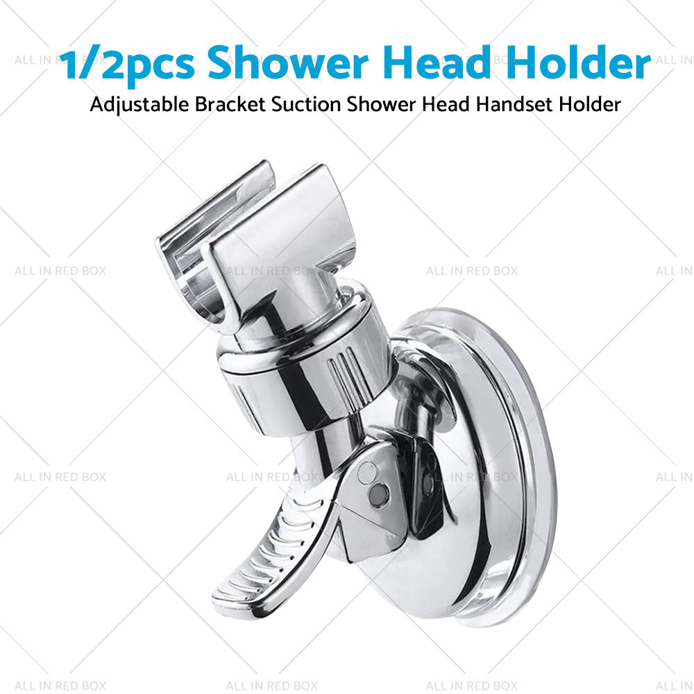 1/2PCS Adjustable Bracket Suction Shower Head Handset Holder Bathroom Wall Mount-4