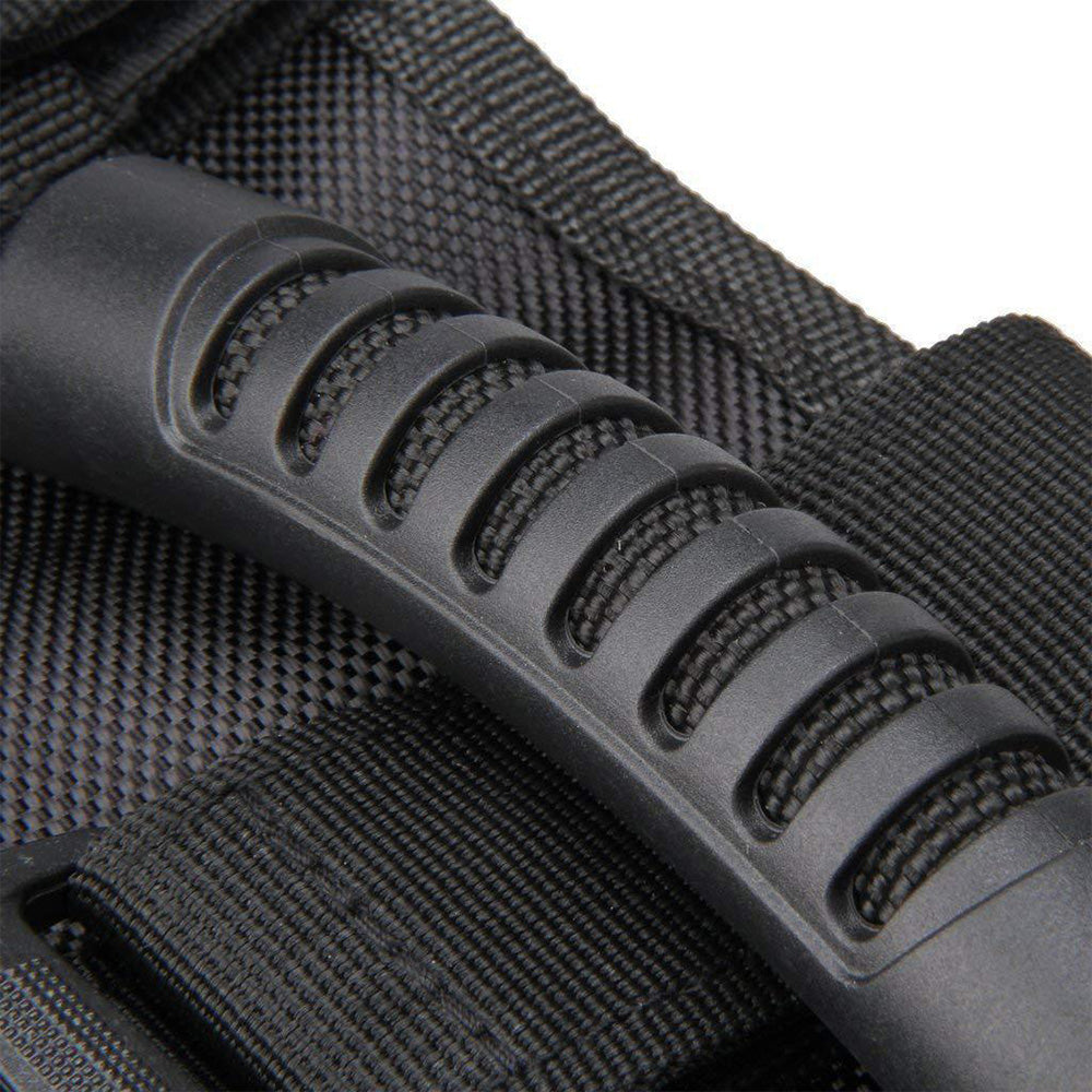 2x Off-Road Roll Grab Bar Handles Suitable For Jeep Wrangler JT / JL / JK / TJ Black-4