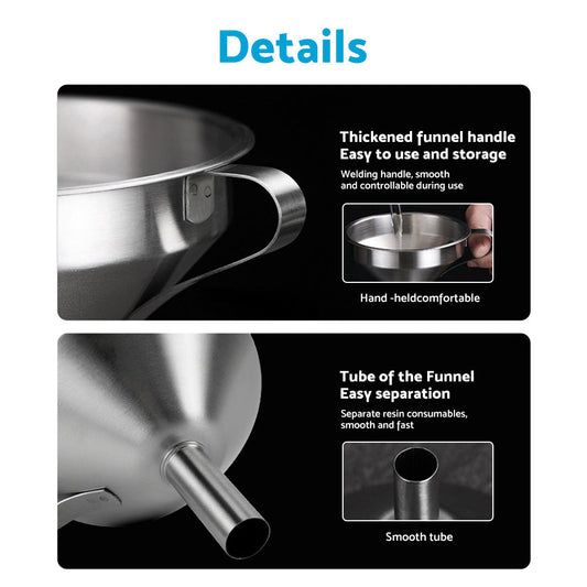 3D Printer Stainless Steel Filter Funnel Resin Filter Cup for UV Resin-1