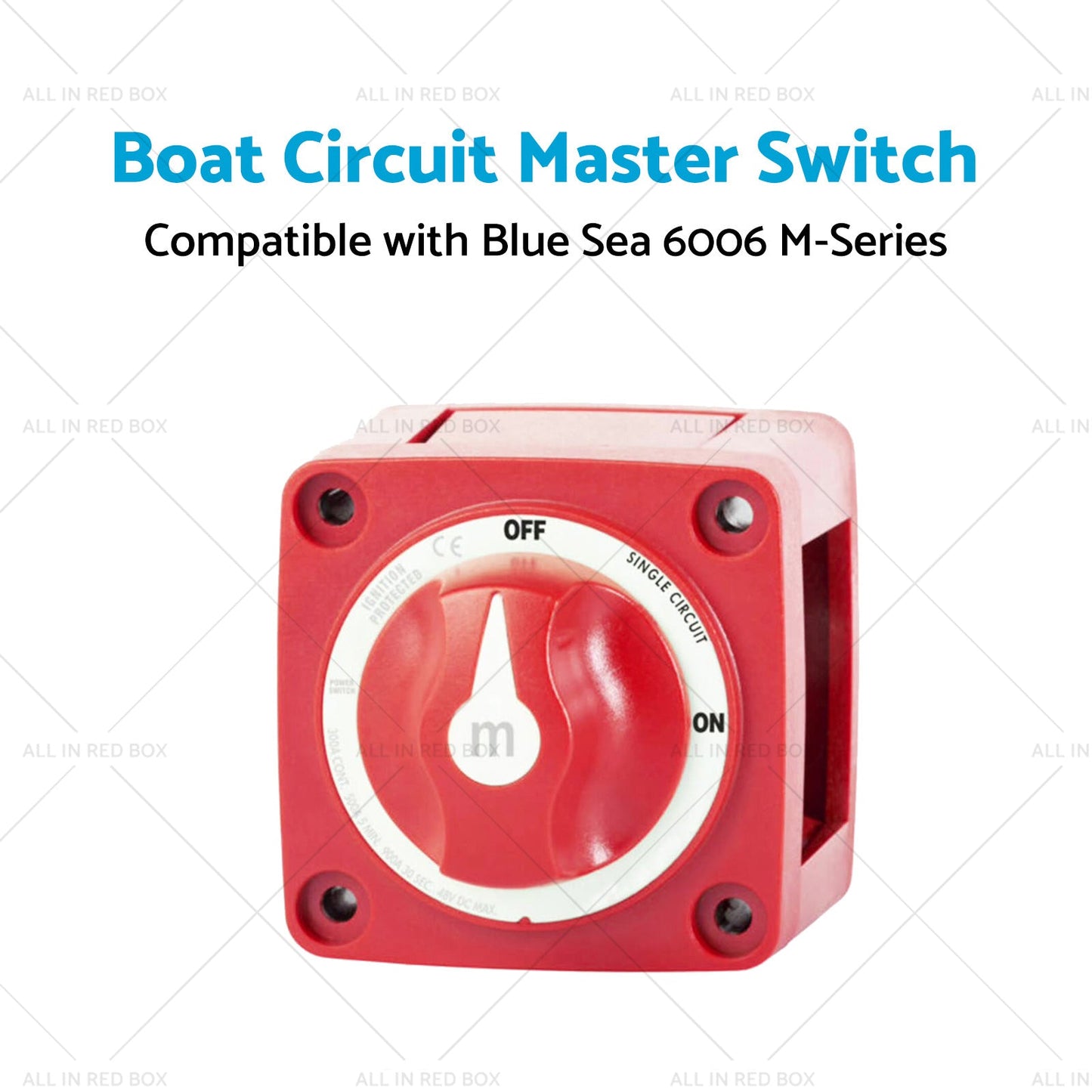Boat Circuit Master Switch Suitable for Blue Sea 6006 M-Series Battery On Off-3
