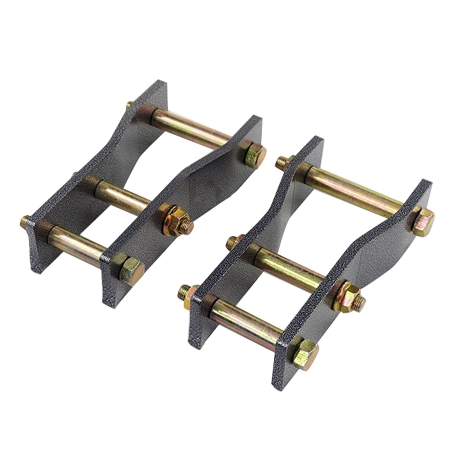 2x Rear Extended Greasable Shackles 2 inch  50mm Lift Suitable For Toyota Hilux KUN26-3