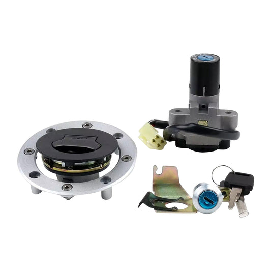 Ignition Switch Fuel Gas Cap Lock Key Set Suitable for Suzuki GS500 2001–2012-0