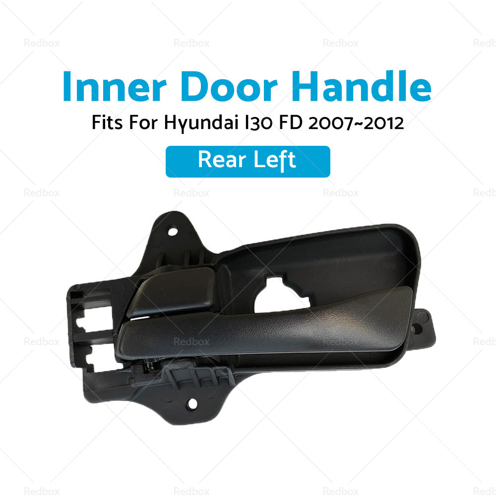Rear Left Side Inner Door Handle LH Fits For Hyundai I30 FD 2007-2012 Black-3