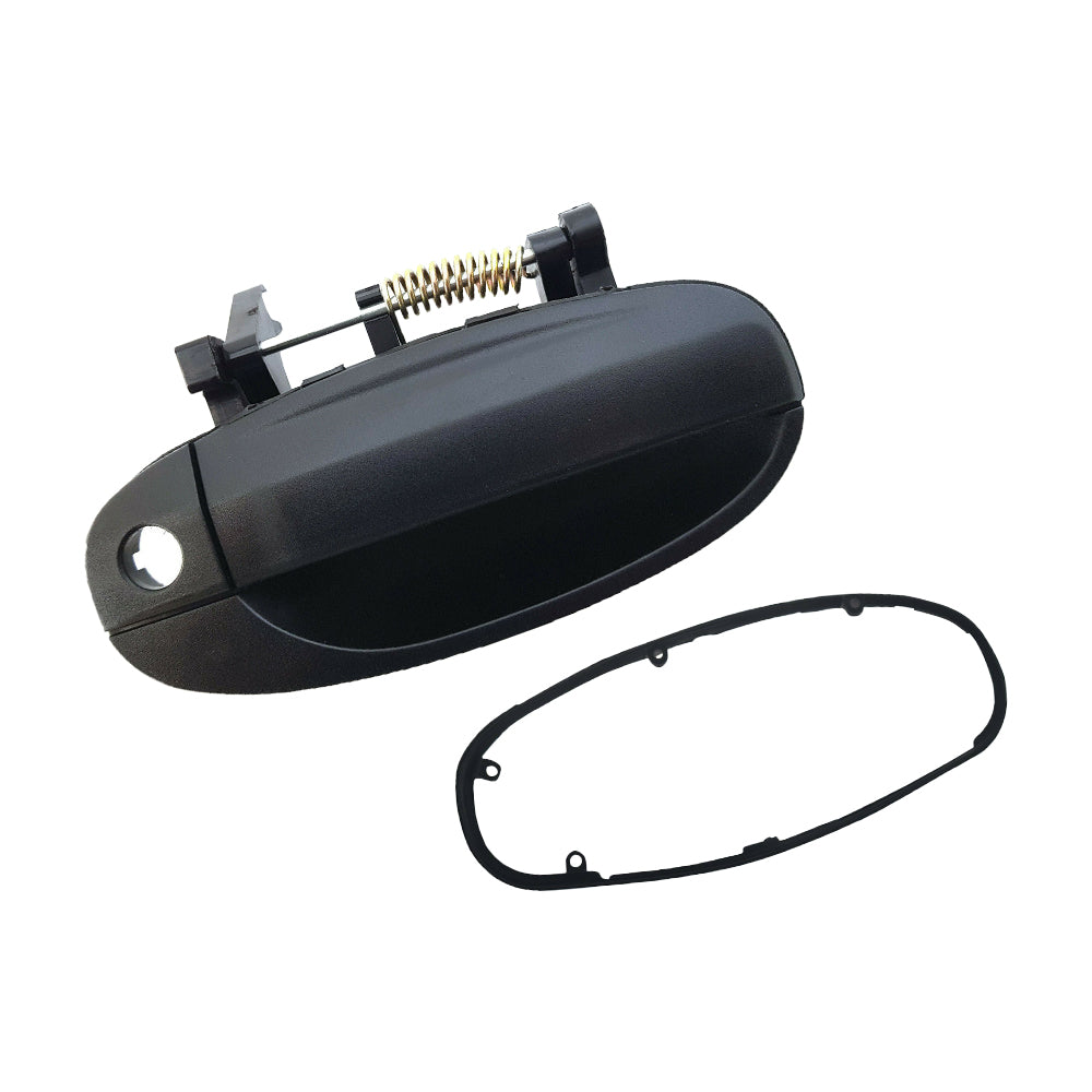 Front Outer Right Hand Door Handle Black Suitable For Holden Barina TK Hatch 2005-2011-0