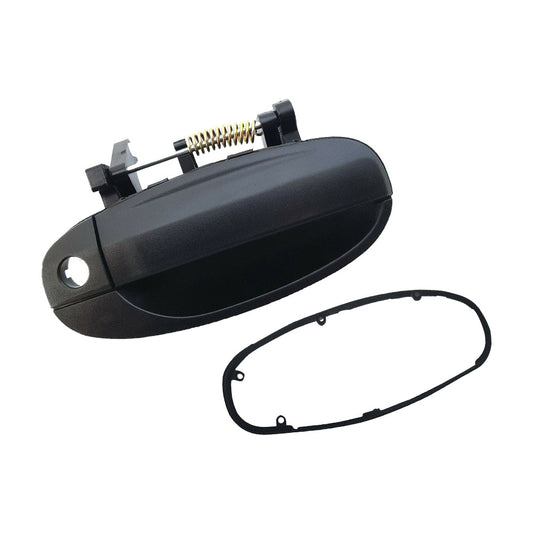 Front Outer Right Hand Door Handle Black Suitable For Holden Barina TK Hatch 2005-2011-0