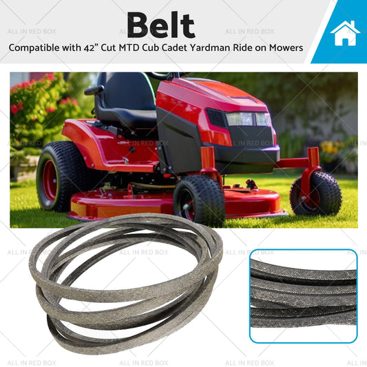 Deck Belt  Suitable For 42inch Cut MTD Cub Cadet Yardman Ride on Mowers 754-04045-0