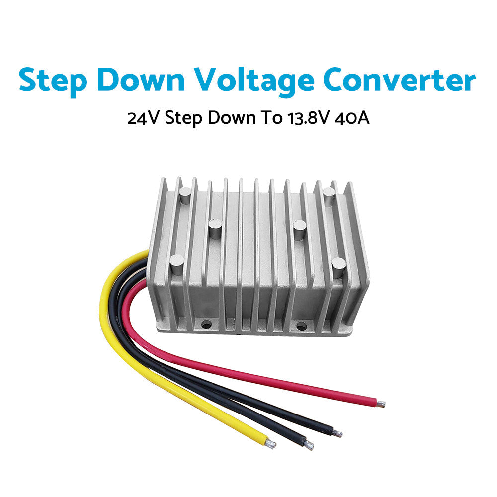 Power Converter Regulator DC 24V Step Down to DC 13. 8V 40A 552W Waterproof-3