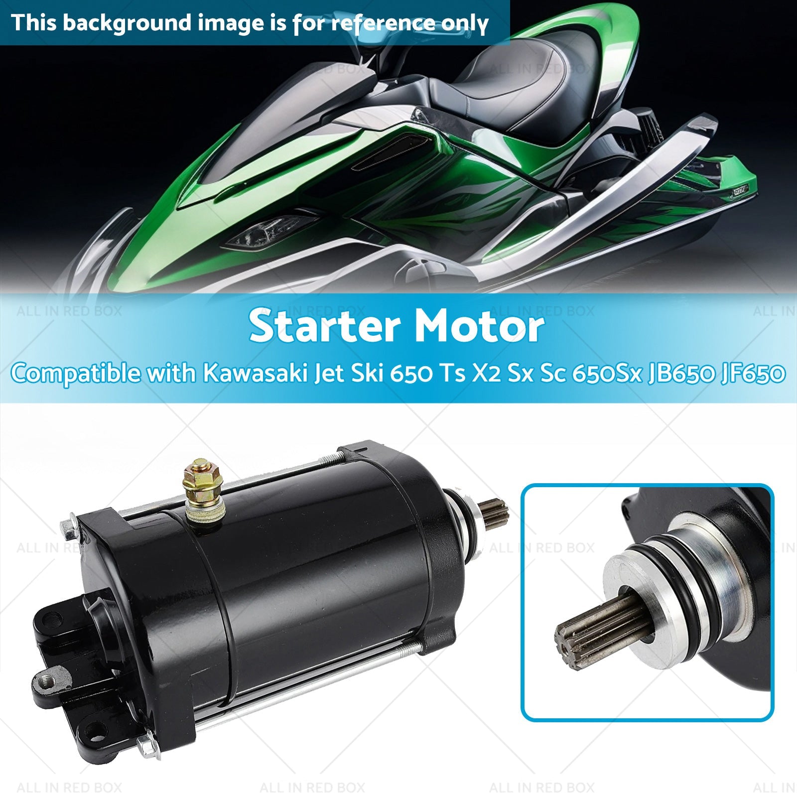 Starter Motor Suitable for Kawasaki Jet Ski 650 Ts X2 Sx Sc 650Sx JB650 JF650-2