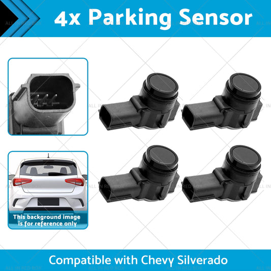4x Parking Sensor Suitable for Cadillac Chevy Silverado 1500 2500 14-18 23428268-1