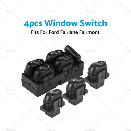 Set of 4 Power Window Switch Driver Passenger Side For Ford Fairlane Fairmont AU-1