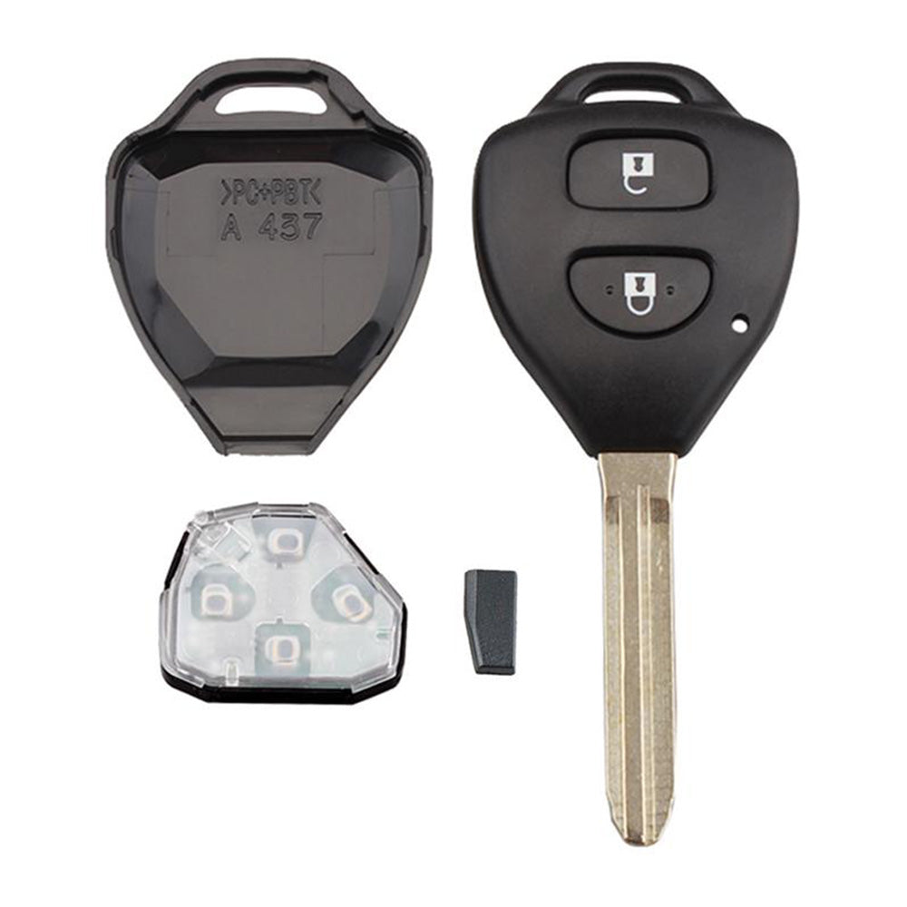 Complete Remote Car Key Suitable For Toyota Hilux Yaris 2005-2009 4D-67-3