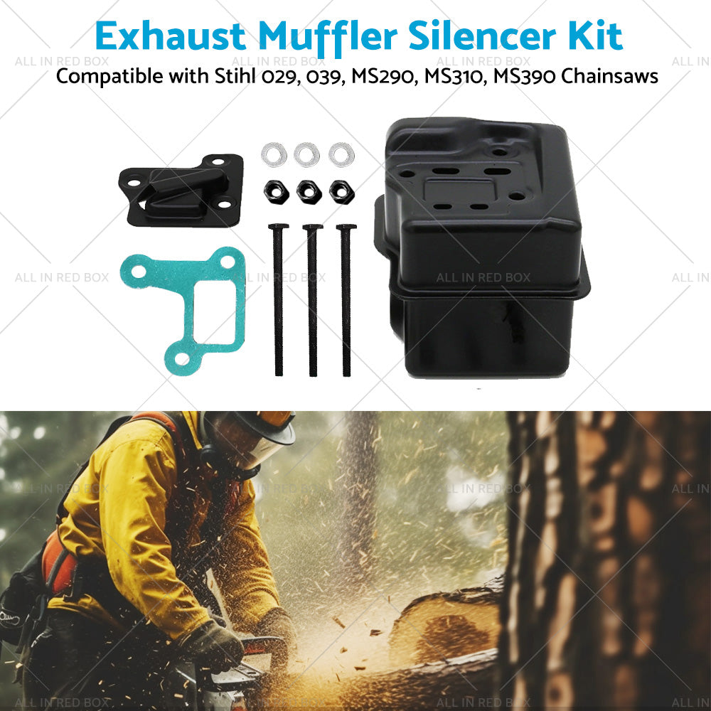 Exhaust Muffler Silencer Suitable For Stihl MS290 MS310 MS390 029 039 Chainsaw-2