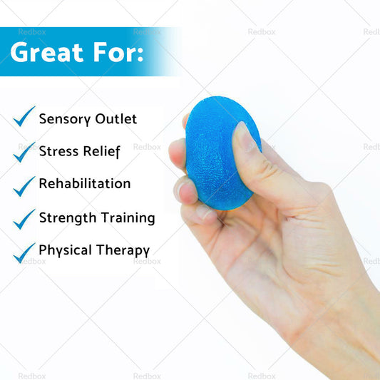 4PCS Hand Therapy Stress Relief Exercise Balls Hand Grip Strengthener Fing-1
