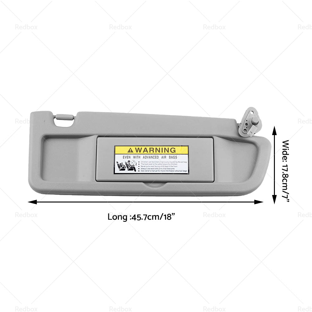 RH Right Hand Driver Side Sun Visor  D. Grey  For Honda Civic FD 2006~2012 Sedan-4