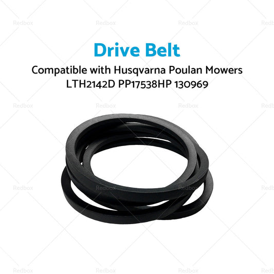 Drive Belt Suitable For Husqvarna Poulan Mowers LTH2142D PP17538HP 130969-1