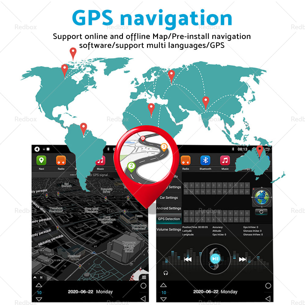 16G Car Stereo GPS Head Unit Android11 Suitable for Ford Ranger PJ PK Mazda BT50-4