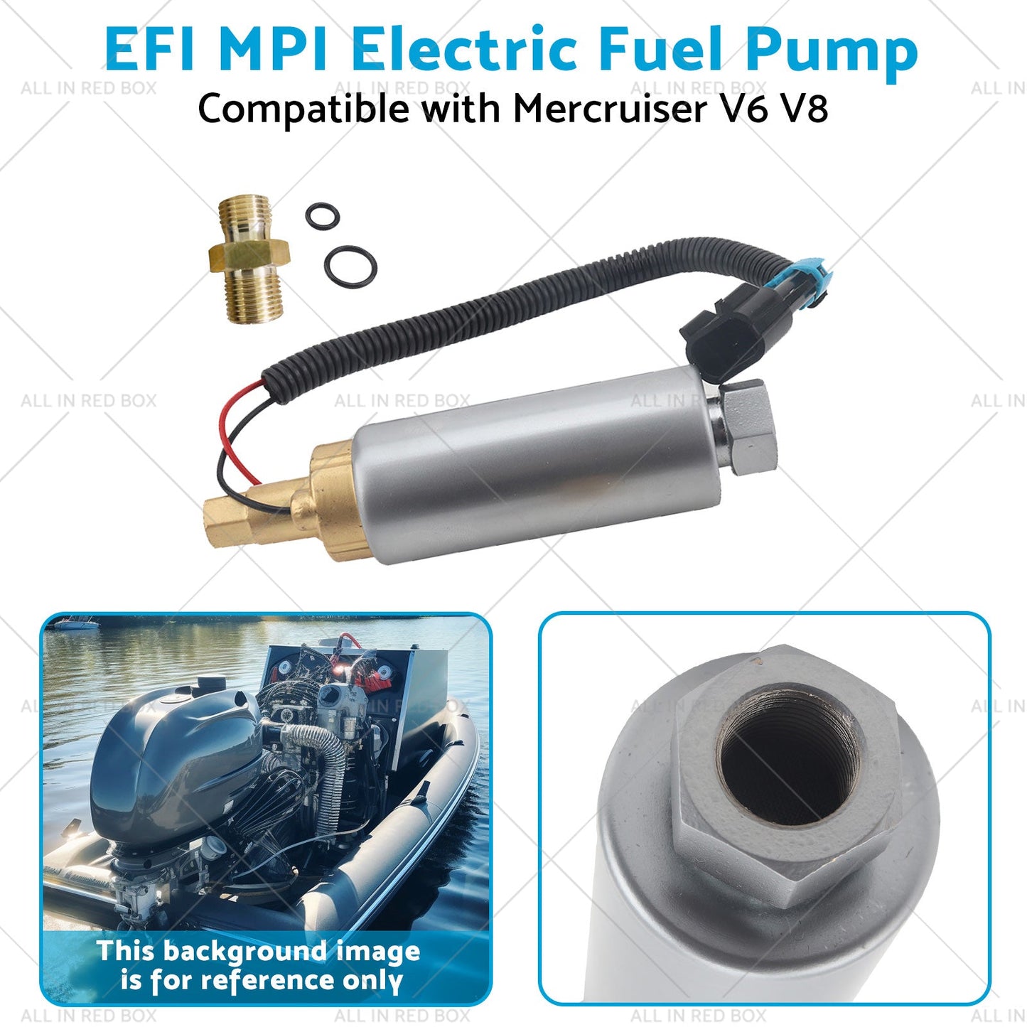 EFI MPI Fuel Pump Suitable for 861156A1 Mercruiser V6 and V8 305 350 Accessory-3