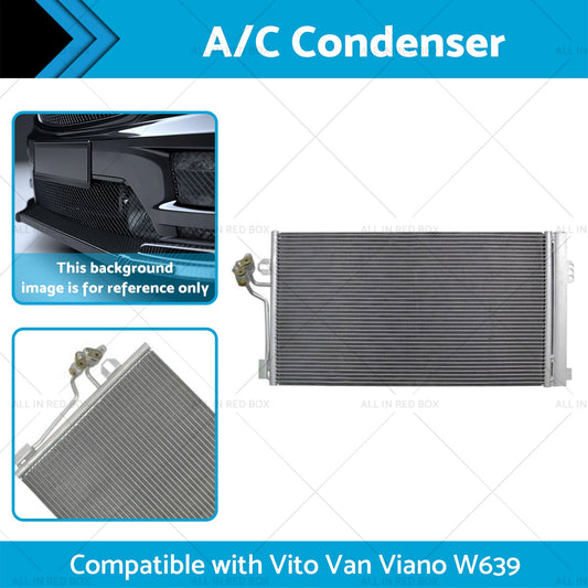 A/C Condenser Suitable for Vito Van Viano W639 6398350270 390mm 708mm 16mm-1