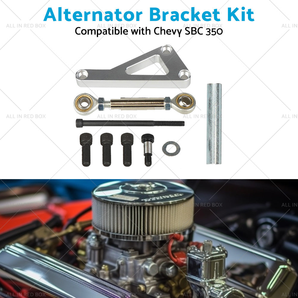 Small Block Alternator bracket Long Water Pump Suitable for Chevy SBC LWP 350-3