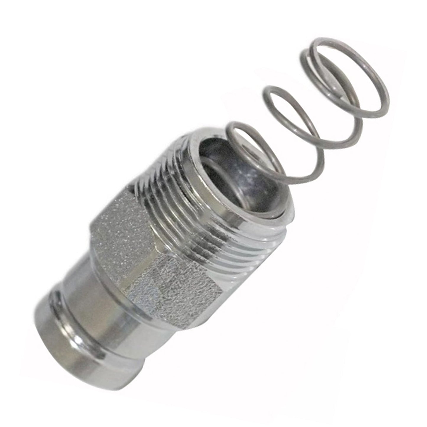 3/8in Hydraulic Male Drain Line Flat Face Quick Coupler Suitable For Bobcat 7246798-3