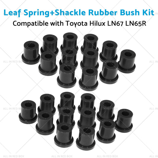 Leaf SpringShackle Rubber Bush Kit Suitable for 79-88 Toyota Hilux LN67 LN65R-1