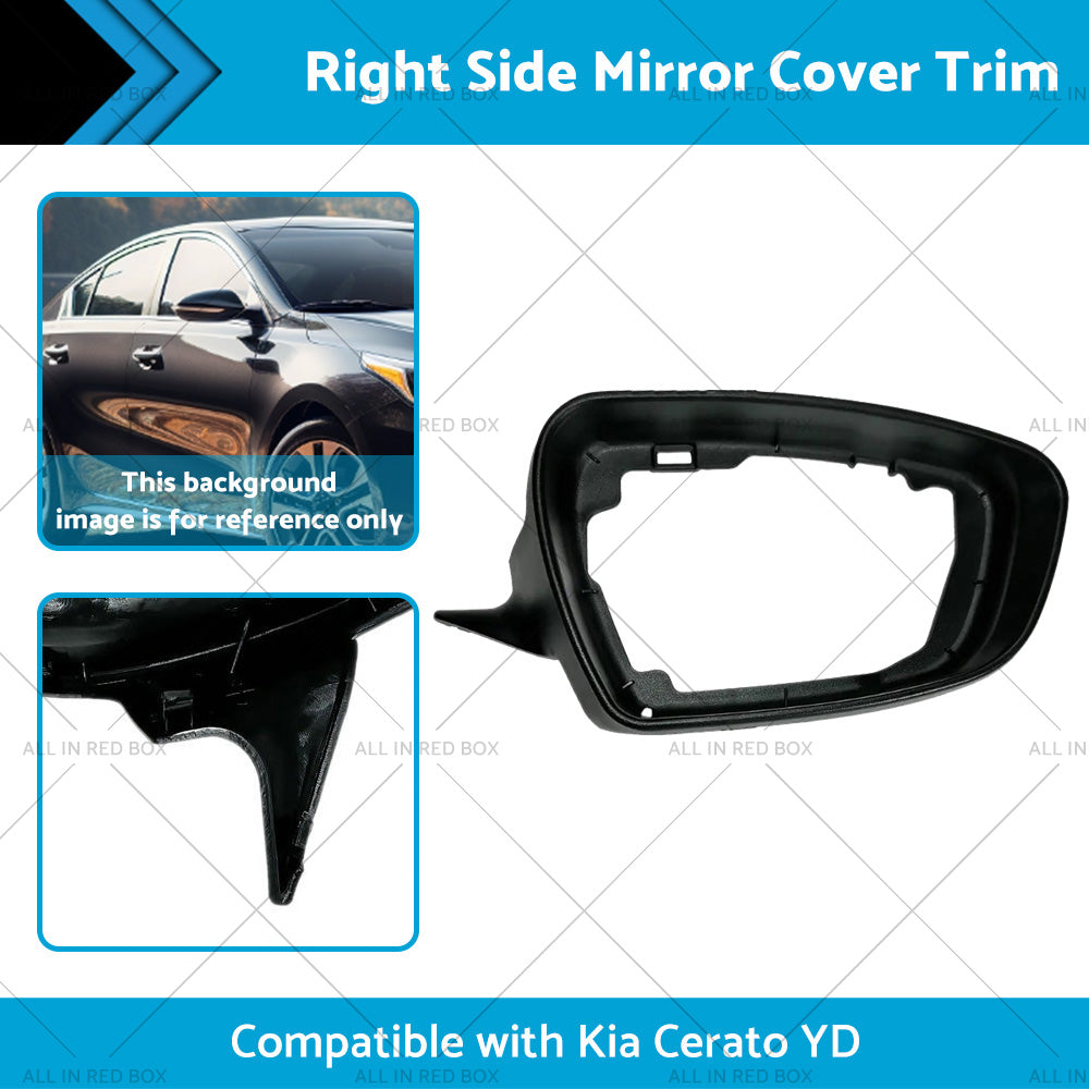 Right Side Mirror Cover Trim Suitable for ?Kia Cerato YD 2013-2018 Matte Black-2