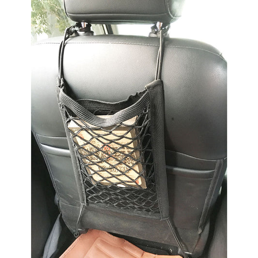 3PCS Car Truck Seat Mesh Tidy Storage Net Bag Organizer Holder Multi-Pocket-1