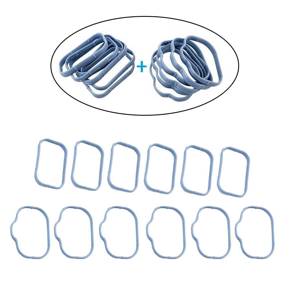12x Intake Manifold Gaskets Seals Suitable For Chrysler 300 / Jeep / Dodge 3.6L-3