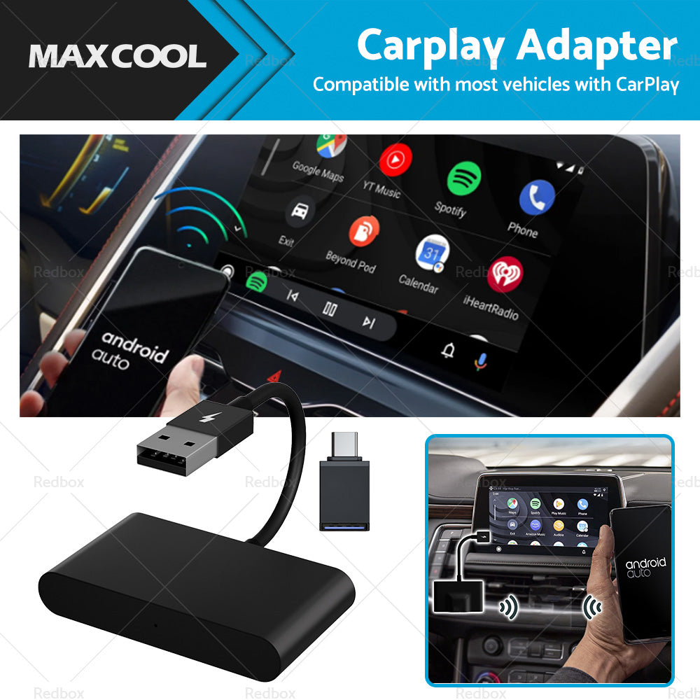 Auto Wireless Carplay Adapter Suitable For Android Most Vehicles with CarPlay-0