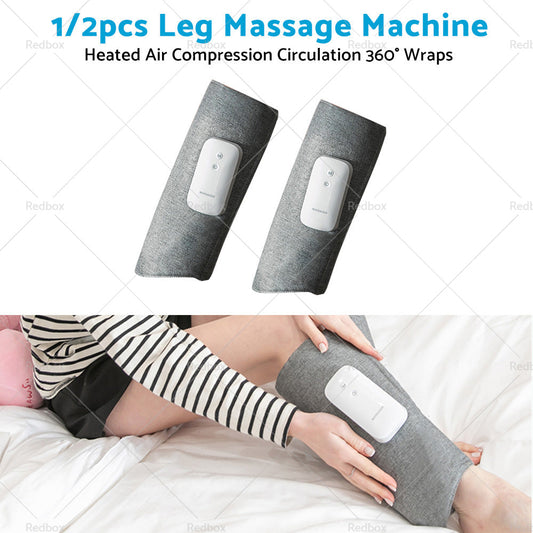 Calf Leg Electric Massager Heated Air Compression Circulation Wraps Rechargeable-1