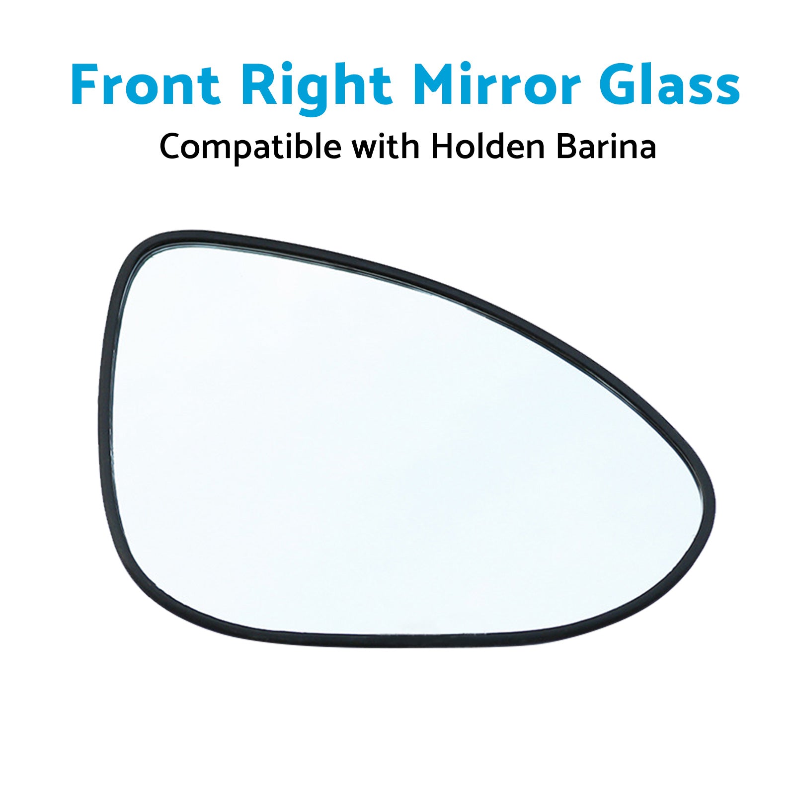 Suitable for Holden Barina 2011-ON Right Mirror Glass With Back Plate NO HEATED-0