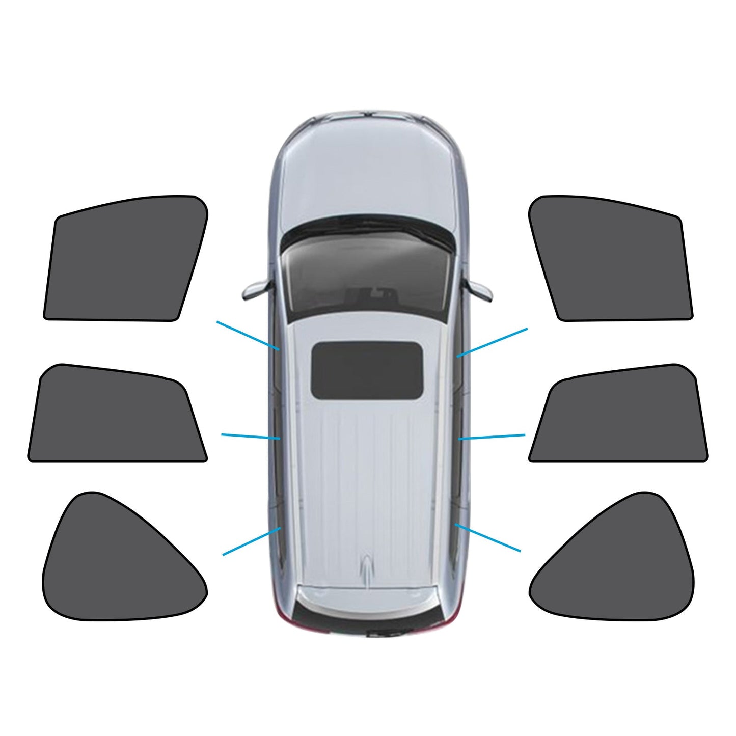 2x Car Window Shades Suitable for Mazda CX5 1st Gen KE 12-17 UVA Protection-3