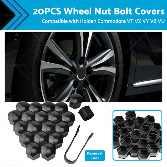 20PCS 19mm Wheel Nut Lug Bolt Covers Caps Suitable for Holden Commodore VB to VZ-0