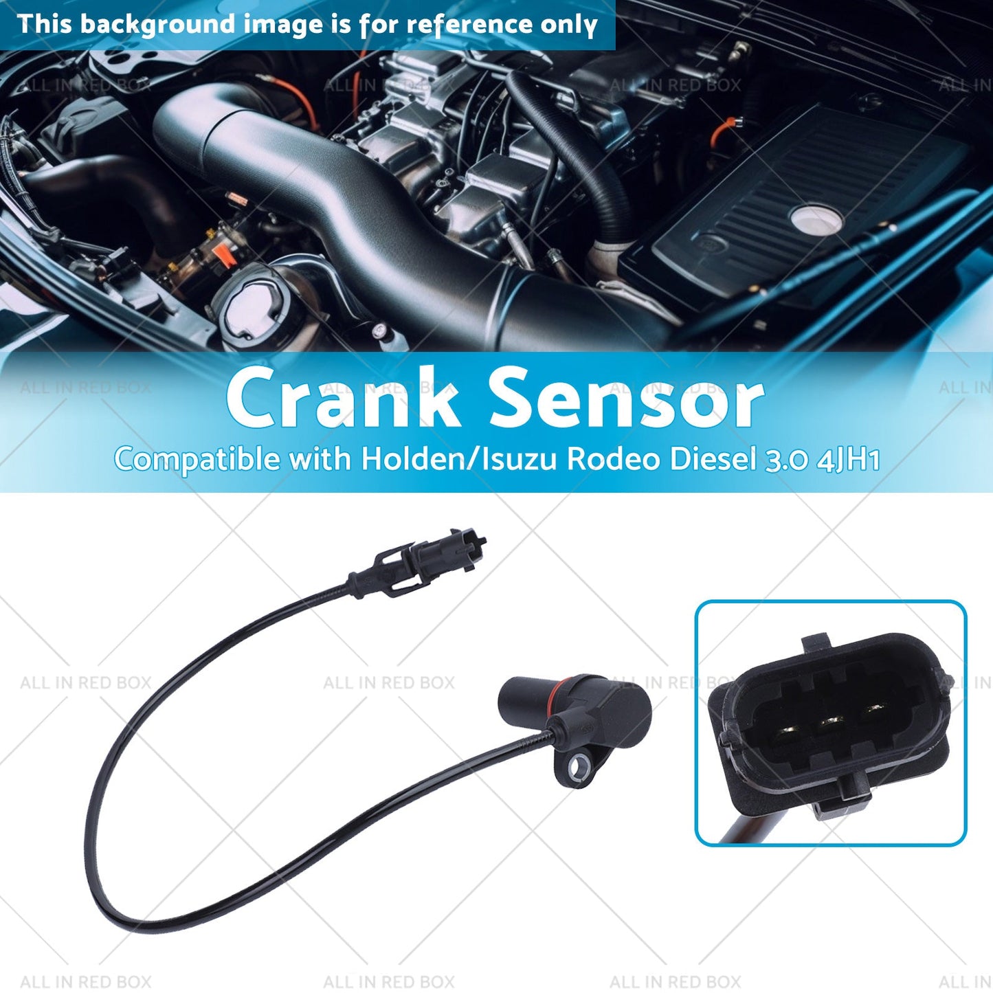 8973244022 Crank Sensor Suitable for Holden or Isuzu Rodeo Diesel 3. 0 4JH1 03-07-2