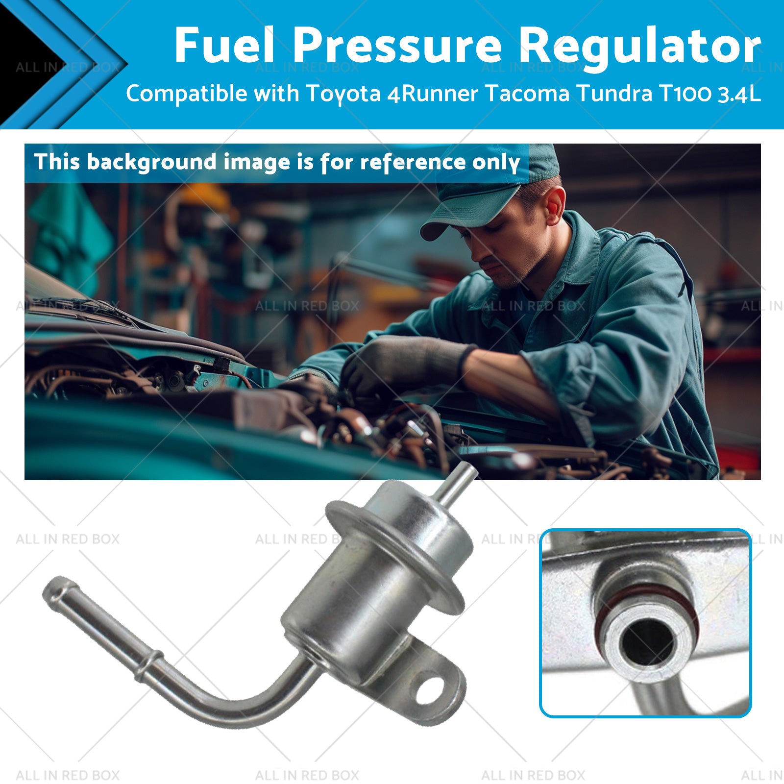 Fuel Pressure Regulator Suitable for 3. 4L Toyota 4Runner Tacoma Tundra T100-0