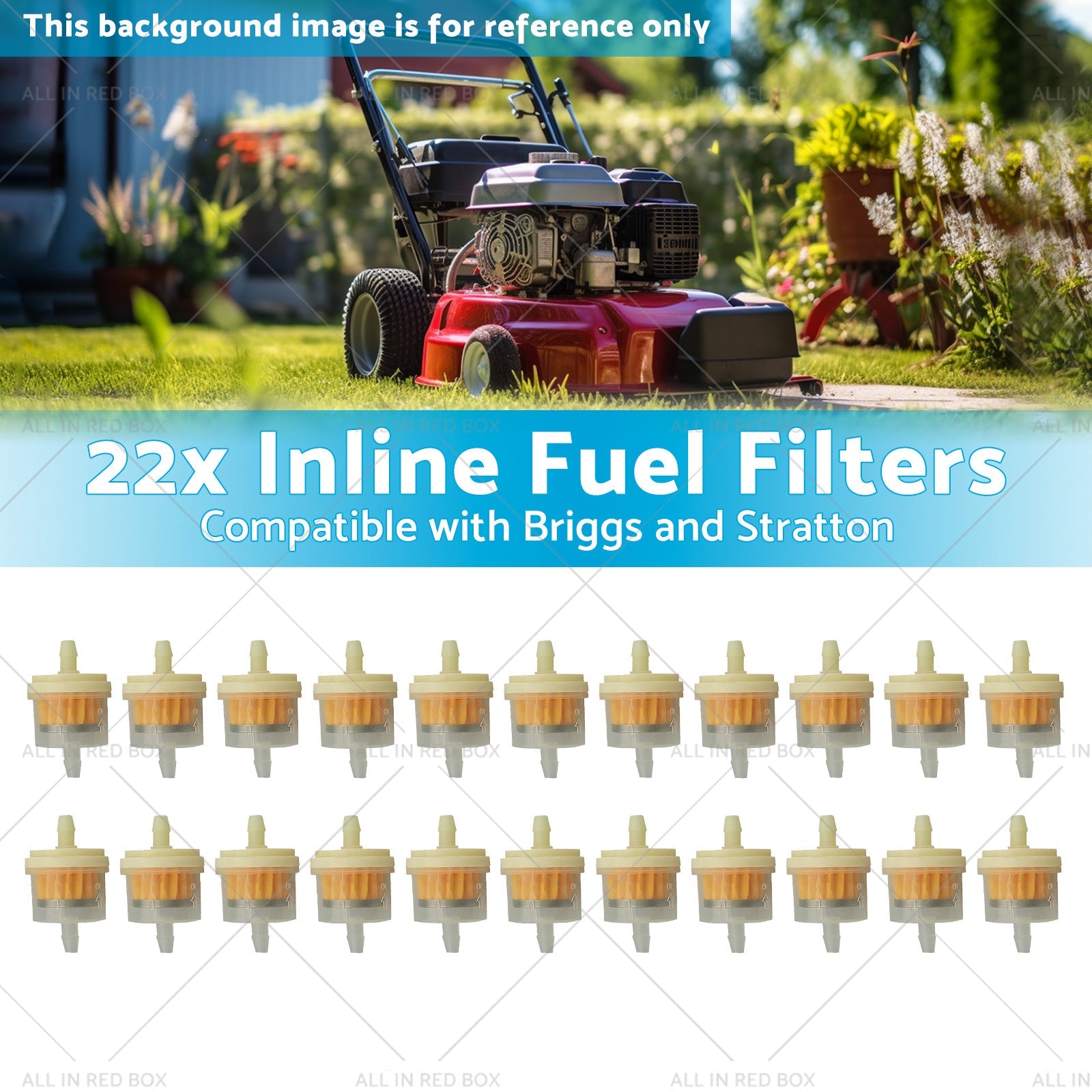 22x Inline Fuel Filters Suitable for Briggs and Stratton 691035 493629 16hp-24hp-1
