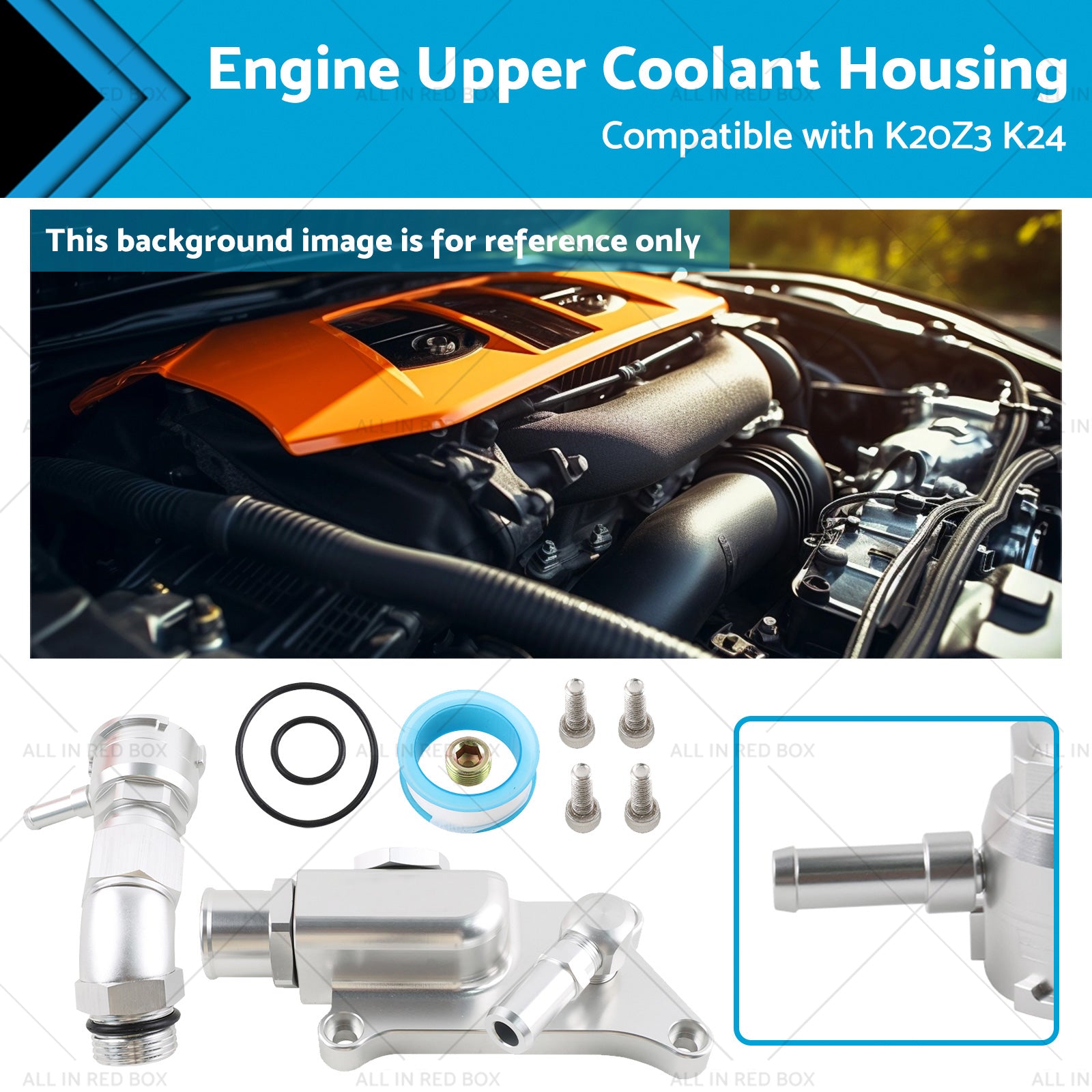 Straight Elbow Filler Neck Hose  Upper Coolant Housing Kit Suitablefor K20Z3 K24-0