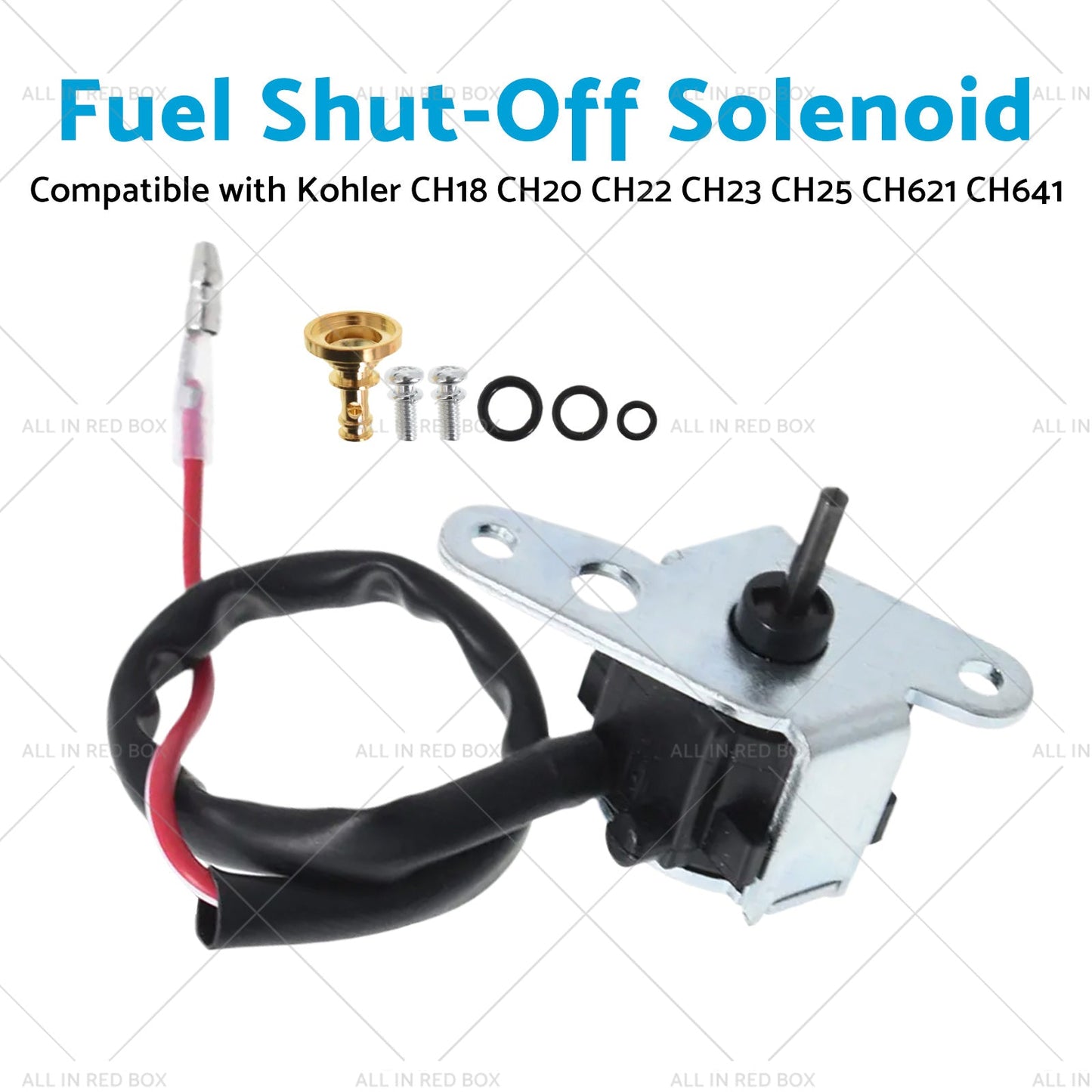 Fuel Shut-Off Solenoid Suitable for Kohler CH621 CH641 CH18 CH20 CH22 CH23 CH25-4