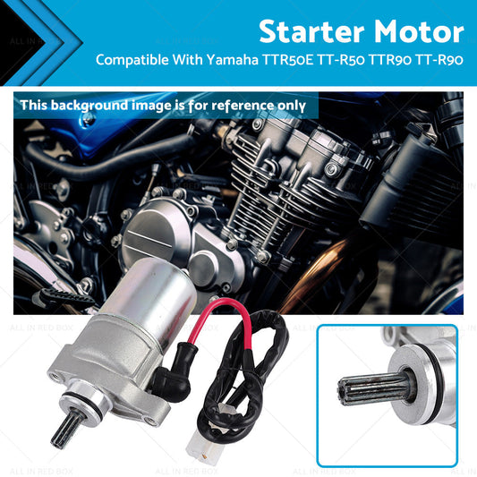 Starter Motor Suitable For Yamaha TTR50E TT-R50 05-17 TTR90 TT-R90 2004-2007-0