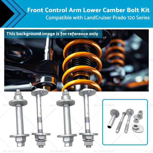 Control Arm Lower Camber Bolt Kit Front Suitablefor LandCruiser Prado 120 Series-0