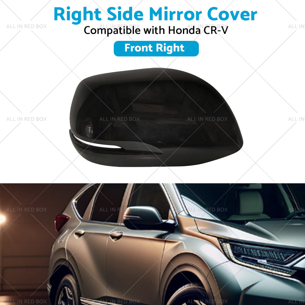 RH Mirror Cover Housing Cap Suitable for Honda CR-V 12- NH731P Crystal Black-3