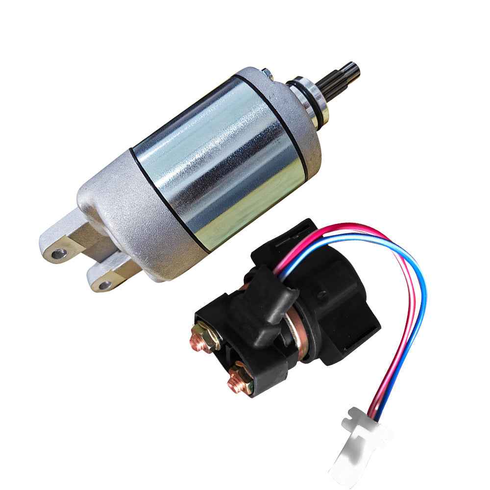Starter Motor w  Relay Solenoid Suitable For Honda TRX300 TRX300FW FourTrax 300-1