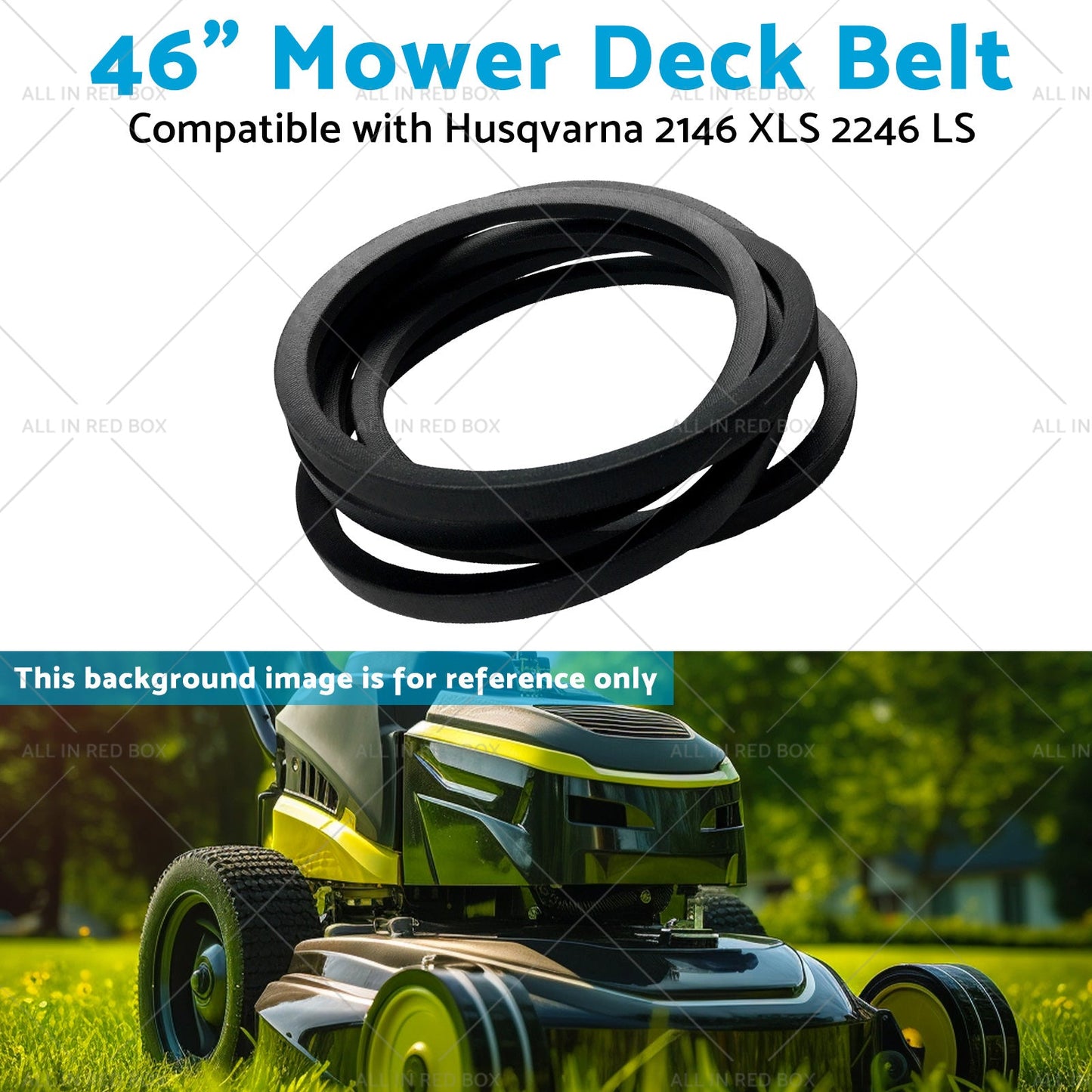 46 inch  Mower Deck Belt Suitable for Husqvarna 532405143 21546607 405143 Deck Belt-3