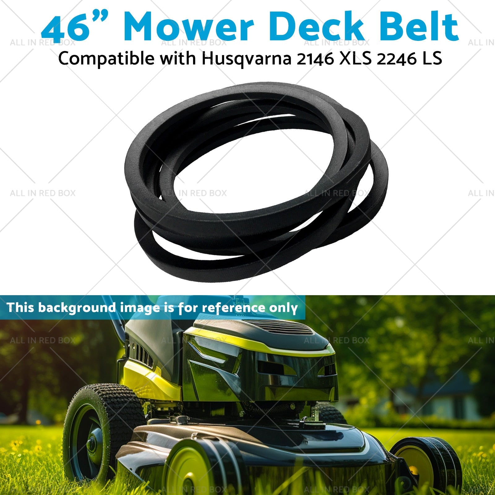 46 inch  Mower Deck Belt Suitable for Husqvarna 532405143 21546607 405143 Deck Belt-3