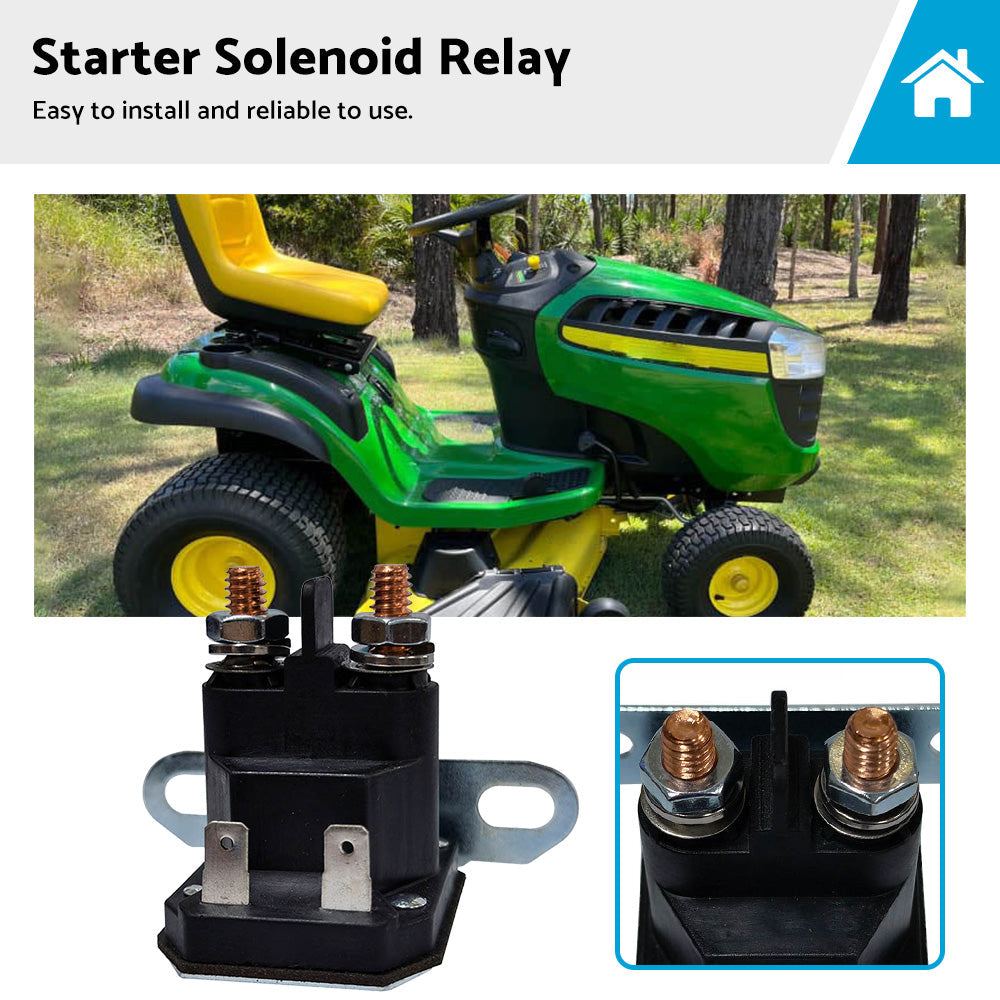 Mower Starter Solenoid Relay SuitableFor John Deere D100 D105 D110 Lawn Tractors-5