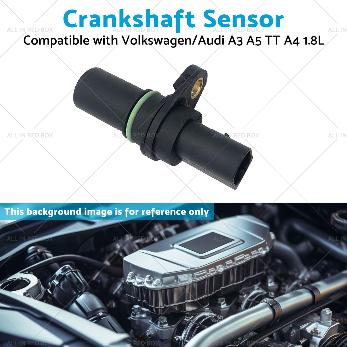 1x Crankshaft Sensor Suitable for 1. 8L 2. 0L Volkswagen Audi A3 A5 TT A4-4