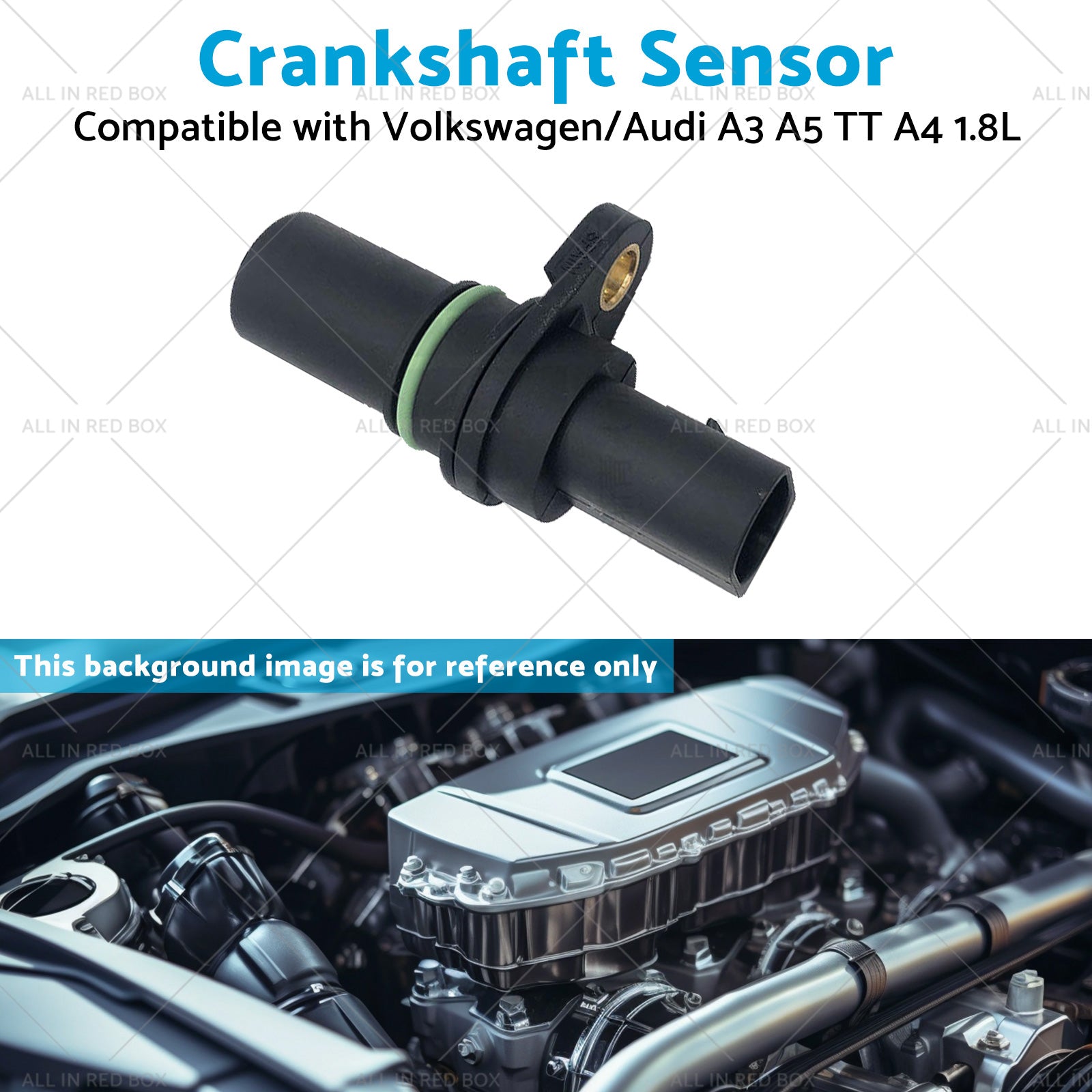 1x Crankshaft Sensor Suitable for 1. 8L 2. 0L Volkswagen Audi A3 A5 TT A4-4